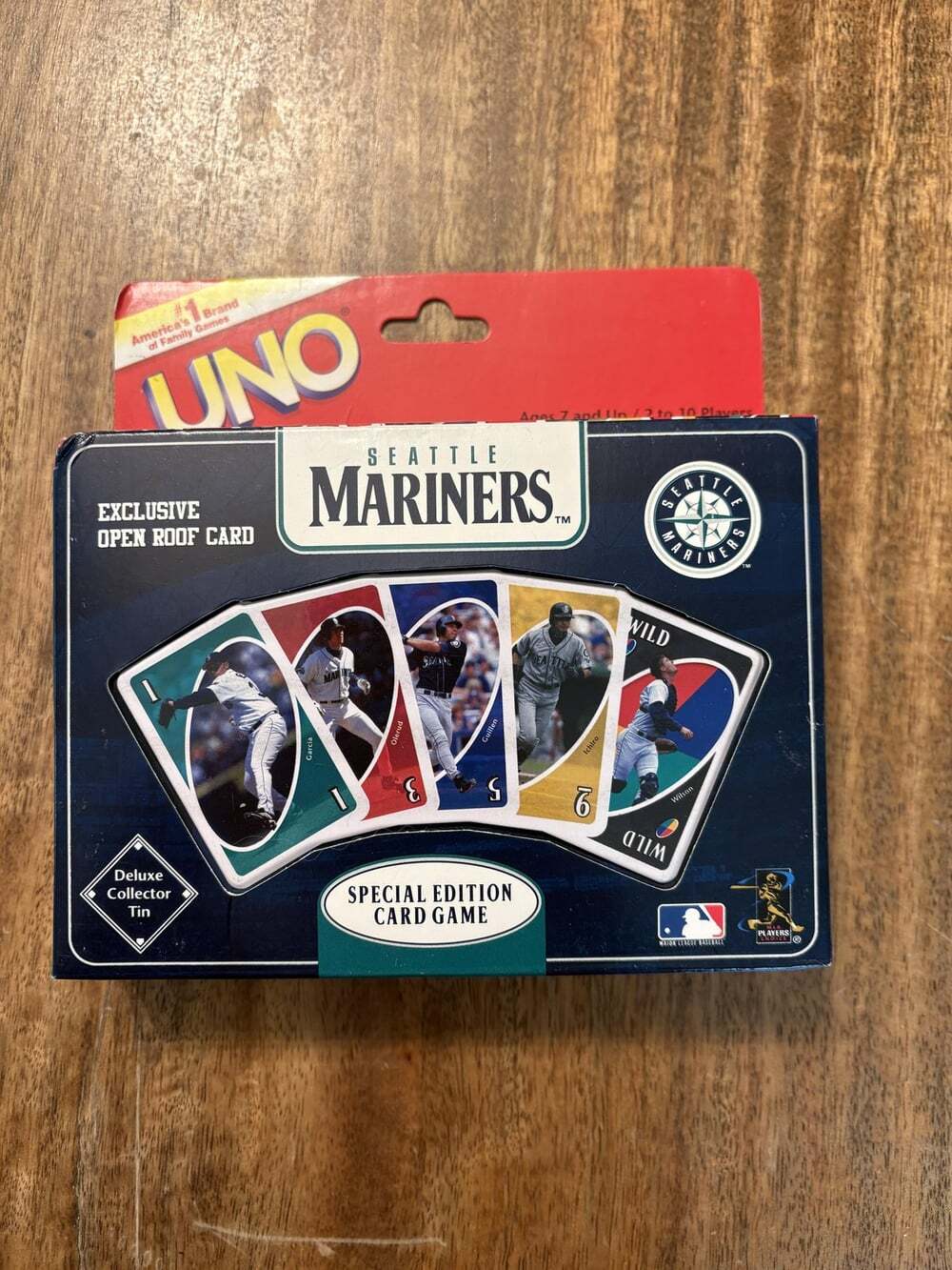Sababa Toys Uno Seattle Mariners Special Edition Card Game Deluxe Tin New 2003